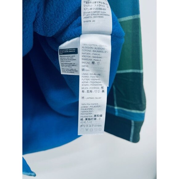 Levi’s Gold Tab Men’s Plaid Jackson Flannel Worker Over Shirt Size M NWT - Picture 10 of 11